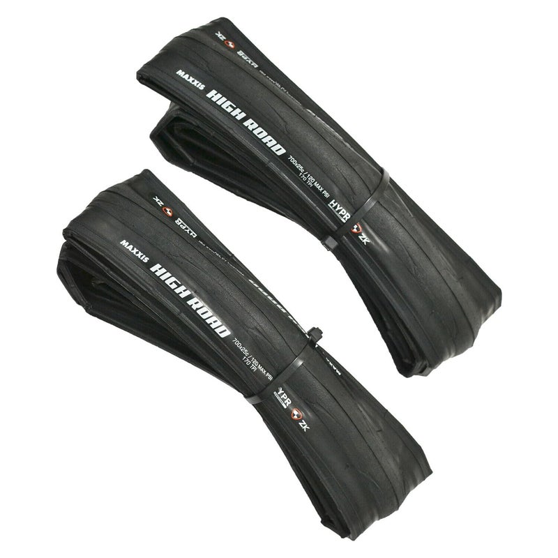 Maxxis إطار ماكسيس هاي رود 700x25C 120TPI قابل للتثبيت، 2 إطار، TB3100 - Image 1